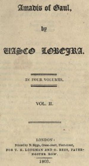 [Gutenberg 51099] • Amadis of Gaul, Vol. 2 of 4.